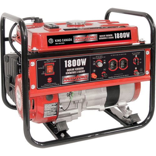 Gasoline Generator, 1800 W Surge, 1400 W Rated, 120 V, 7 L Tank Superchem Industries