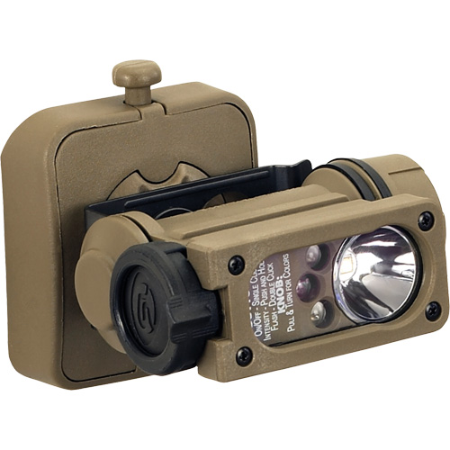 Lampe mains libres Sidewinder Compact II, mod&egrave;le militaire, DEL, 55 lumens, 6 hres de fonctionnement, piles AA Superchem Industries