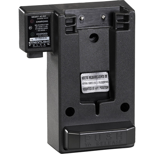 Support de recharge CA/CC intelligent pour les lampes de poche de la s&eacute;rie Vulcan Superchem Industries