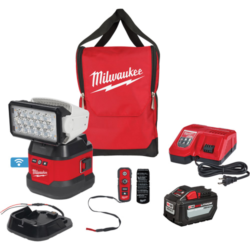 Utility Remote Control Search Light Kit, LED, 4250 Lumens Superchem Industries