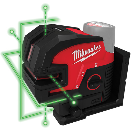 M12 Green Cross Line & 4-Points Laser Superchem Industries
