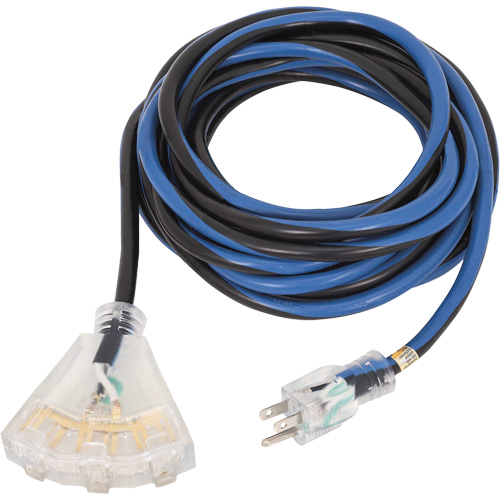JLEC-1450 Contractor Grade Extension Cord, Indoor/Outdoor, SJTOW, 14 AWG, 15 A, 50' Superchem Industries
