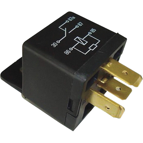 Mini relais unipolaire &agrave; une direction avec r&eacute;sistance, Prise, 40 A, 12 V Superchem Industries