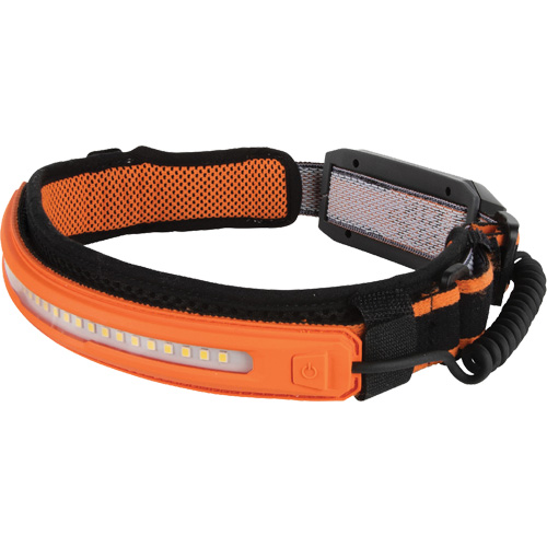 Lampe frontale &agrave; faisceau large avec bandeau, DEL, 575 lumens, 4 hres de fonctionnement, piles Rechargeable Superchem Industries