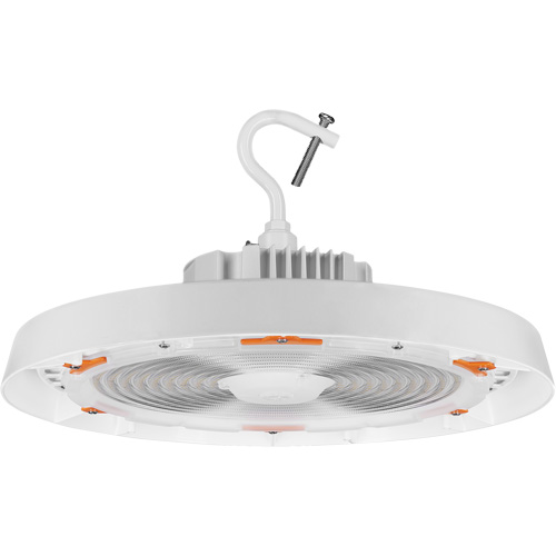UFO High Bay Light, LED, 120 - 347 V, 200 W, 7.3" H x 11" W Superchem Industries