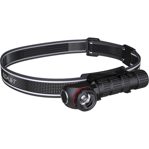 TXM50R Headlamp with Pocket Clip & Magnet, LED, 1250 Lumens, 6 Hrs. Run Time, Rechargeable Batteries Superchem Industries