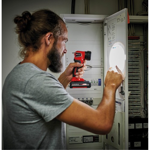 Lampe de poche &agrave; DEL sans fil 18V (outil seulement), DEL, 280 lumens, Bloc-pile Rechargeable Superchem Industries