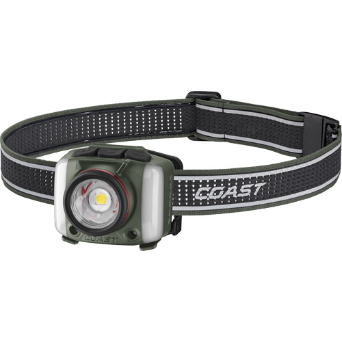 FL97R Tri-Colour Headlamp with Twist Focus & Voice Activation, LED, 830 Lumens, 2 Hrs. Run Time, Rechargeable Batteries Superchem Industries