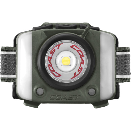 FL97R Tri-Colour Headlamp with Twist Focus & Voice Activation, LED, 830 Lumens, 2 Hrs. Run Time, Rechargeable Batteries Superchem Industries