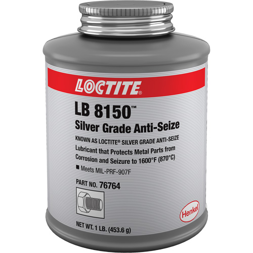 Silver Grade Anti-Seize, Brush Top Can, 1600°F (871°C) Max. Temp. Superchem Industries