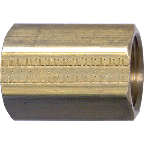 Pipe Coupling, Brass, 3/8" Superchem Industries