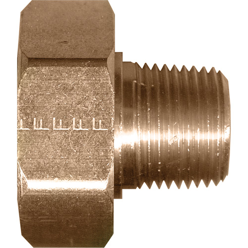 Swivel Connector, 1/2" Dia, Brass Superchem Industries