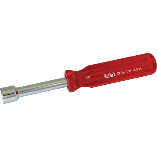 SAE Nut Driver, 1/2" Drive, 7" L Superchem Industries