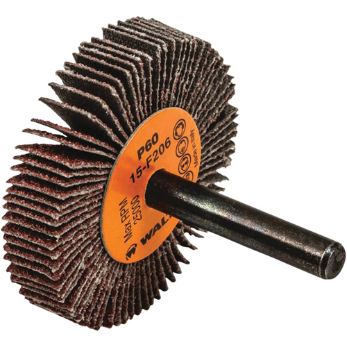 Coolcut Flap Wheel, Aluminum Oxide, 60 Grit, 2" x 3/8" x 1/4" Superchem Industries