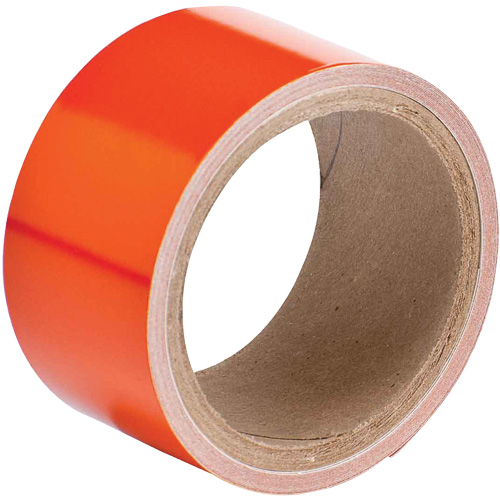 Reflective Marking Tape, 2" x 15', Acrylic, Orange Superchem Industries
