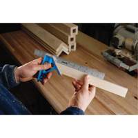 True Blue&reg; Combination Square, 12" L, 1/16" Graduations, Steel, Plain Superchem Industries