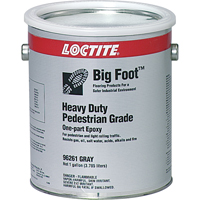 Rev&ecirc;tement antid&eacute;rapant robuste pour plancher Big Foot de calibre pi&eacute;ton, 1 gal., &eacute;poxy, Gris Superchem Industries