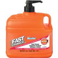 Hand Cleaner, Pumice, 1.89 L, Pump Bottle, Orange Superchem Industries