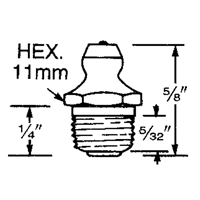 Fitting, 10 mm Thread Superchem Industries