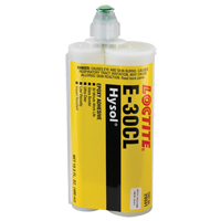 Adh&eacute;sif structurel pour le verre E-30CL, 200 ml, Cartouche double, Deux composants, Ultra clair Superchem Industries