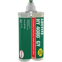 HY 4080 GY Structural Repair Hybrid Adhesive, Two-Part, Dual Cartridge, 400 g, Grey Superchem Industries