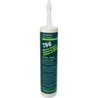 Dowsil 786 Silicone Sealant, 300 ml, Cartridge, White Superchem Industries
