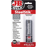 SteelStik Epoxy, 2 oz., Stick, Grey Superchem Industries