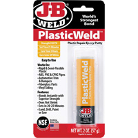 PlasticWeld Epoxy, 2 oz., Stick, Off-White Superchem Industries