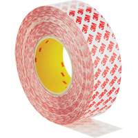 Ruban adh&eacute;sif double face, Polyester, 50 mm (1,96") la x 50 m (164') lo, 8 mils &eacute;pais Superchem Industries