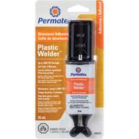 Plastic Welder Epoxy, 25 ml, Syringe, Two-Part, Off-White Superchem Industries