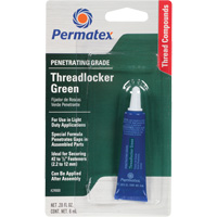 Penetrating Grade Threadlocker, Green, Medium, 6 ml, Tube Superchem Industries