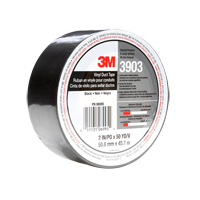 Rubans adh&eacute;sifs en vinyle 3903, 1245 mm (49") la x 46 m (151') lo, 6,5 mils, Noir Superchem Industries