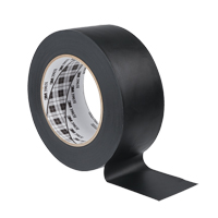 Rubans adh&eacute;sifs en vinyle 3903, 1245 mm (49") la x 46 m (151') lo, 6,5 mils, Noir Superchem Industries