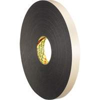 Double-Coated Foam Tape, 33 m (108') L x 12.7 mm (1/2") W, 62 mils, Polyethylene Superchem Industries
