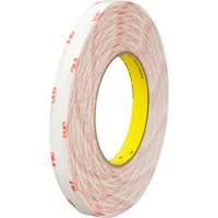 Ruban double face en textile 9456, 25,4 mm (1") x 66 m (216'), Transparent Superchem Industries