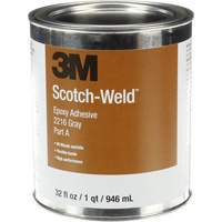 Scotch-Weld Adhesive, 32 fl. oz., Kit, Two-Part, Grey Superchem Industries