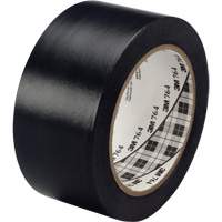 Ruban en vinyle pour travaux g&eacute;n&eacute;raux 764, 25,4 mm (1") la x 32,9 m (108') lo, 5 mils, Noir Superchem Industries