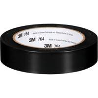 Ruban en vinyle pour travaux g&eacute;n&eacute;raux 764, 25,4 mm (1") la x 32,9 m (108') lo, 5 mils, Noir Superchem Industries