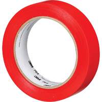 Ruban en vinyle pour travaux g&eacute;n&eacute;raux 764, 25,4 mm (1") la x 32,9 m (108') lo, 5 mils, Rouge Superchem Industries