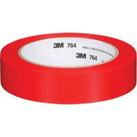 Ruban en vinyle pour travaux g&eacute;n&eacute;raux 764, 25,4 mm (1") la x 32,9 m (108') lo, 5 mils, Rouge Superchem Industries