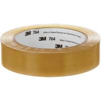 Ruban en vinyle pour travaux g&eacute;n&eacute;raux 764, 25,4 mm (1") la x 32,9 m (108') lo, 5 mils, Transparent Superchem Industries