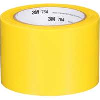 Ruban en vinyle pour travaux g&eacute;n&eacute;raux 764, 76 mm (3") la x 32,9 m (108') lo, 5 mils, Jaune Superchem Industries