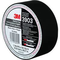 Rubans adh&eacute;sifs en vinyle 3903, 48 mm (2") la x 45 m (148') lo, 6,5 mils, Noir Superchem Industries