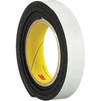 Ruban en mousse de vinyle 4714, 25,4 mm (1") la x 16,5 m (54') lo, 250 mils, Noir Superchem Industries
