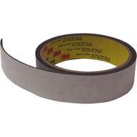 Ruban en mousse de vinyle 4726, 25,4 mm (1") la x 32,9 m (108') lo, 62 mils, Noir Superchem Industries
