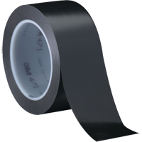 Ruban en vinyle 471, 12 mm (1/2") la x 32,9 m (108') lo, 5,3 mils, Noir Superchem Industries