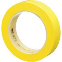 471 Vinyl Tape, 25.4 mm (1") W x 32.9 m (108') L, 5.3 mils, Yellow Superchem Industries