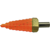 Foret &eacute;tag&eacute; &agrave; 9 &eacute;tages de qualit&eacute; sup&eacute;rieure Jet-Kut, 1/4" - 3/4", Incr&eacute;ments de 1/16", Acier rapide Superchem Industries