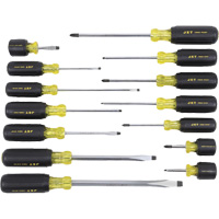 JKS-14S Cushion Grip Screwdriver Set, 14 Pcs. Superchem Industries