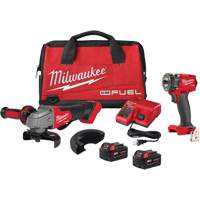 Ensemble de meuleuse et cl&eacute; &agrave; choc compacte M18 Fuel, Lithium-ion, 18 V Superchem Industries